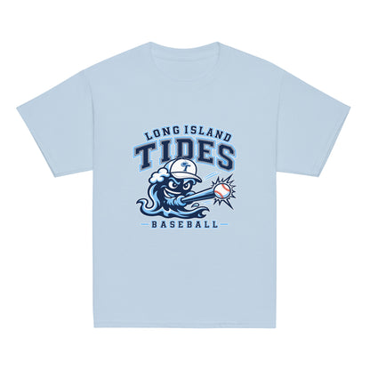 Classic | Youth T Shirt | Long Island Tides Baseball | Valor Logo