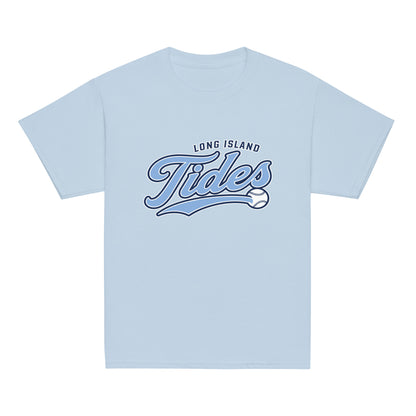 Classic | Youth T Shirt | Long Island Tides Baseball | Athletics Logo