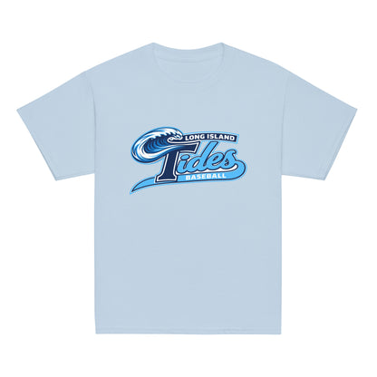 Classic | Youth T Shirt | Long Island Tides Baseball | Ironclad Tides Logo