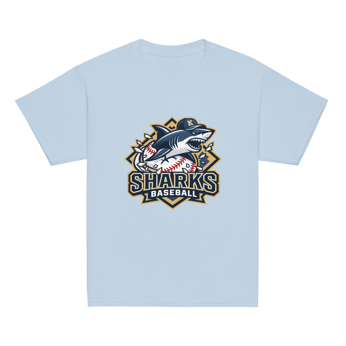 Classic | Youth T Shirt | Sharks Diamond Sports | Valor Logo