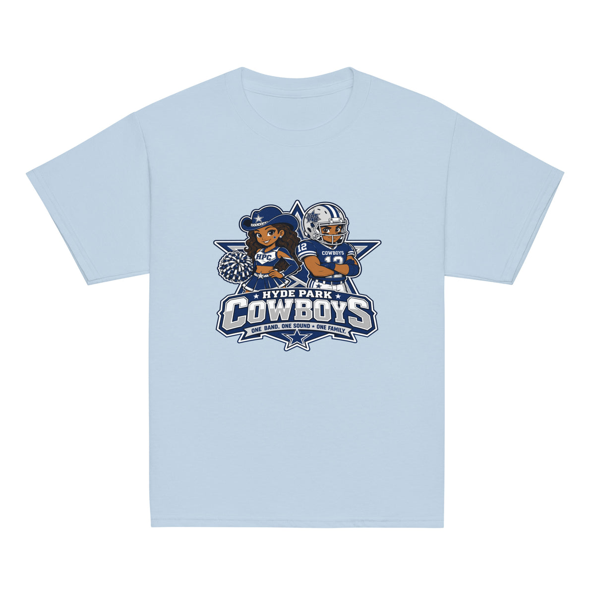 Classic | Youth T Shirt | Hyde Park Cowboys | Vanguard Logo
