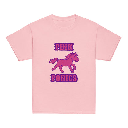 Classic | Youth T Shirt | Pink Pony Athletic Club | Emblem Logo