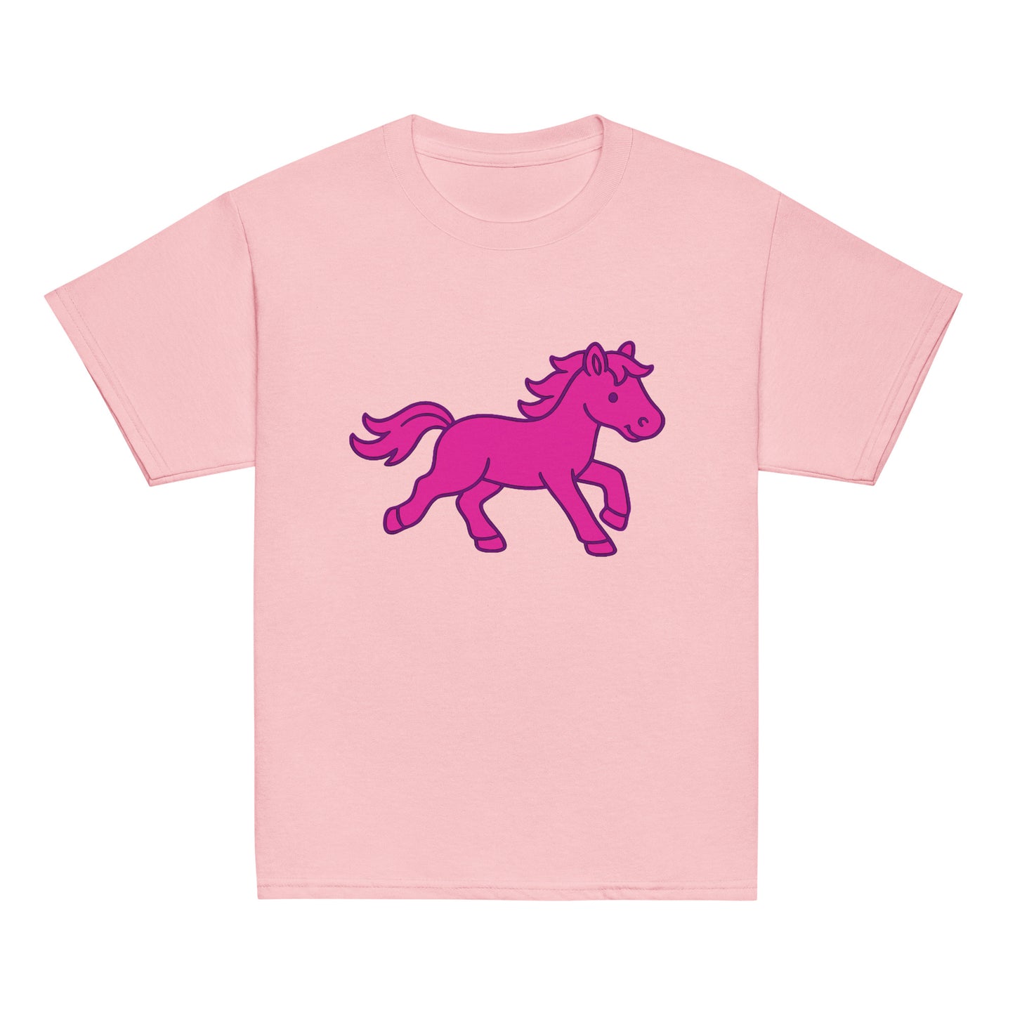 Classic | Youth T Shirt | Pink Pony Athletic Club | Mascot Logo
