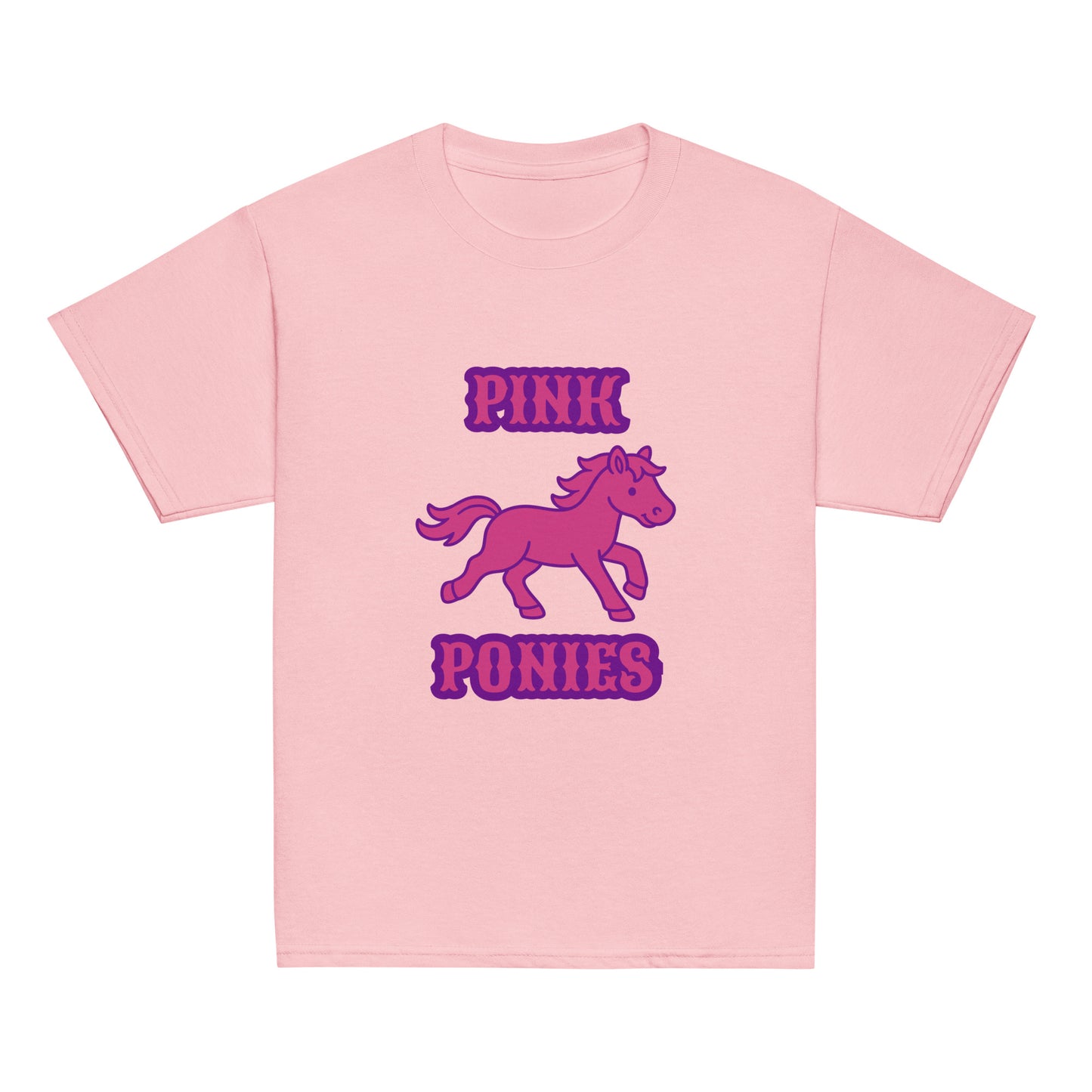 Classic | Youth T Shirt | Pink Pony Athletic Club | Emblem Logo