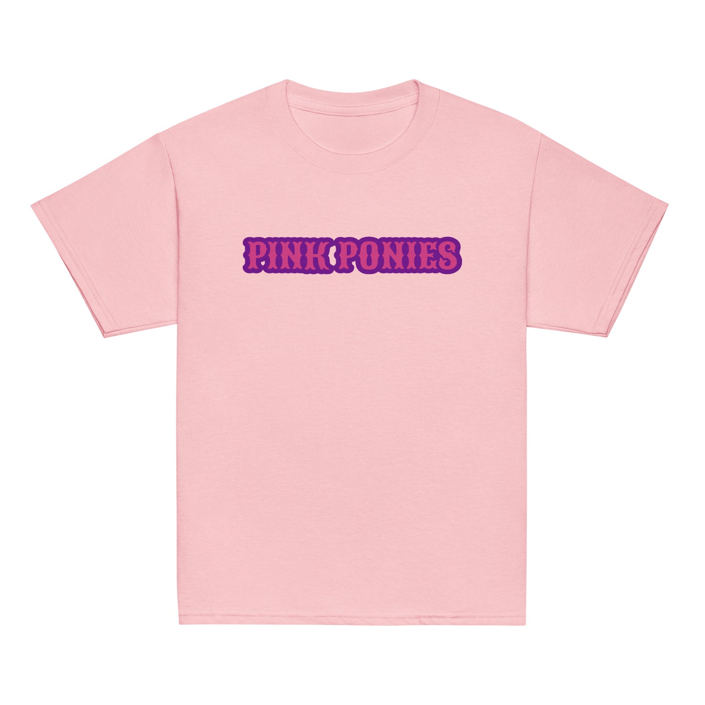 Classic | Youth T Shirt | Pink Pony Athletic Club | Script Logo