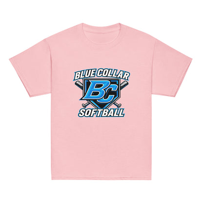 Classic | Youth T Shirt | Blue Collar Softball 2034 | Shield Logo