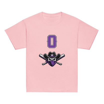 Classic | Youth T Shirt | Carolina Outlaws Baseball | Purple Renegades Logo