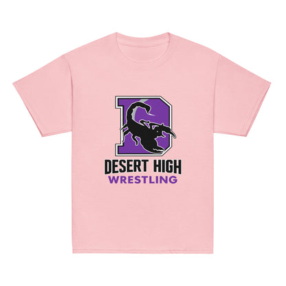 Classic | Youth T Shirt | Desert High Scorpions | Crest Logo