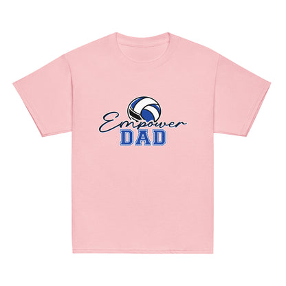 Classic | Youth T Shirt | Empower Volleyball Club | Dad Crest Logo