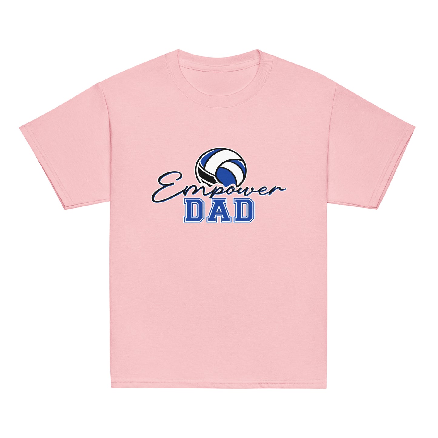 Classic | Youth T Shirt | Empower Volleyball Club | Dad Crest Logo