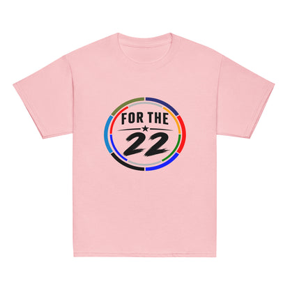 Classic | Youth T Shirt | For the 22 | Honor Athletics Logo