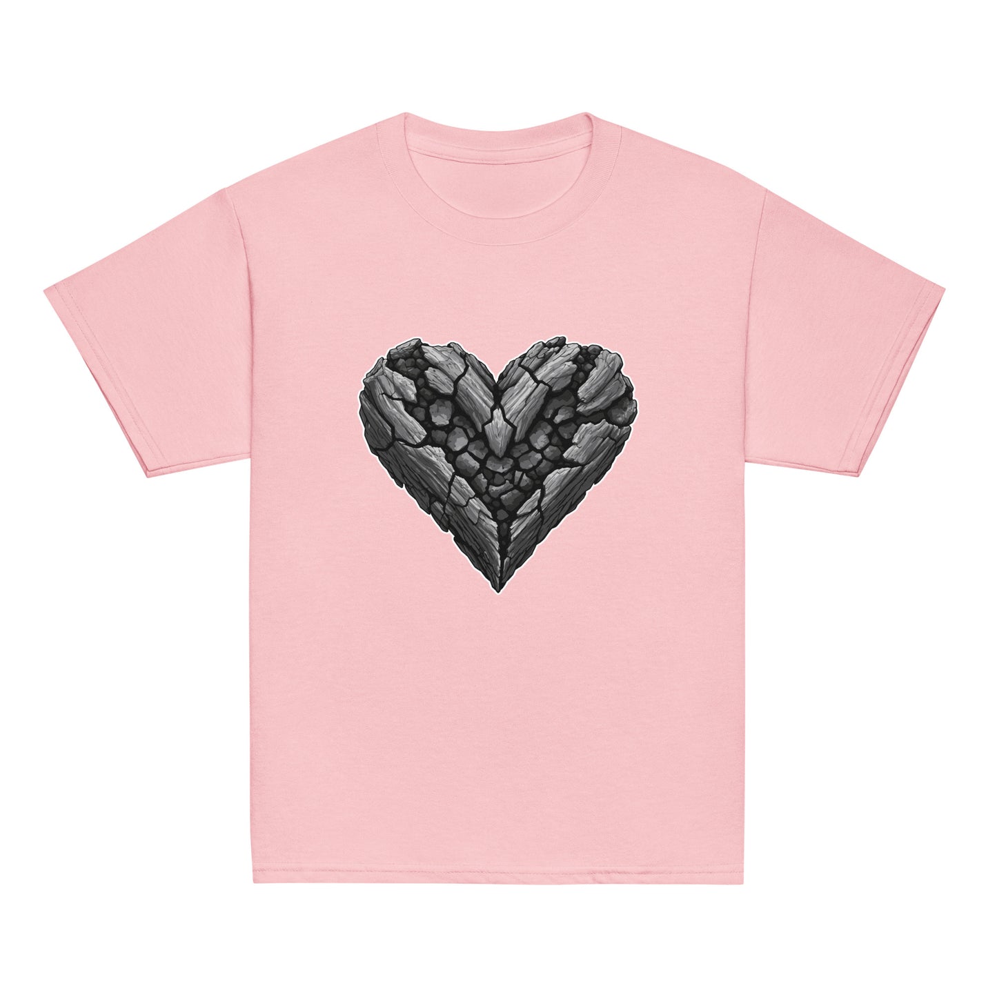 Classic | Youth T Shirt | Obsidian Heartbeat | Emblem Logo