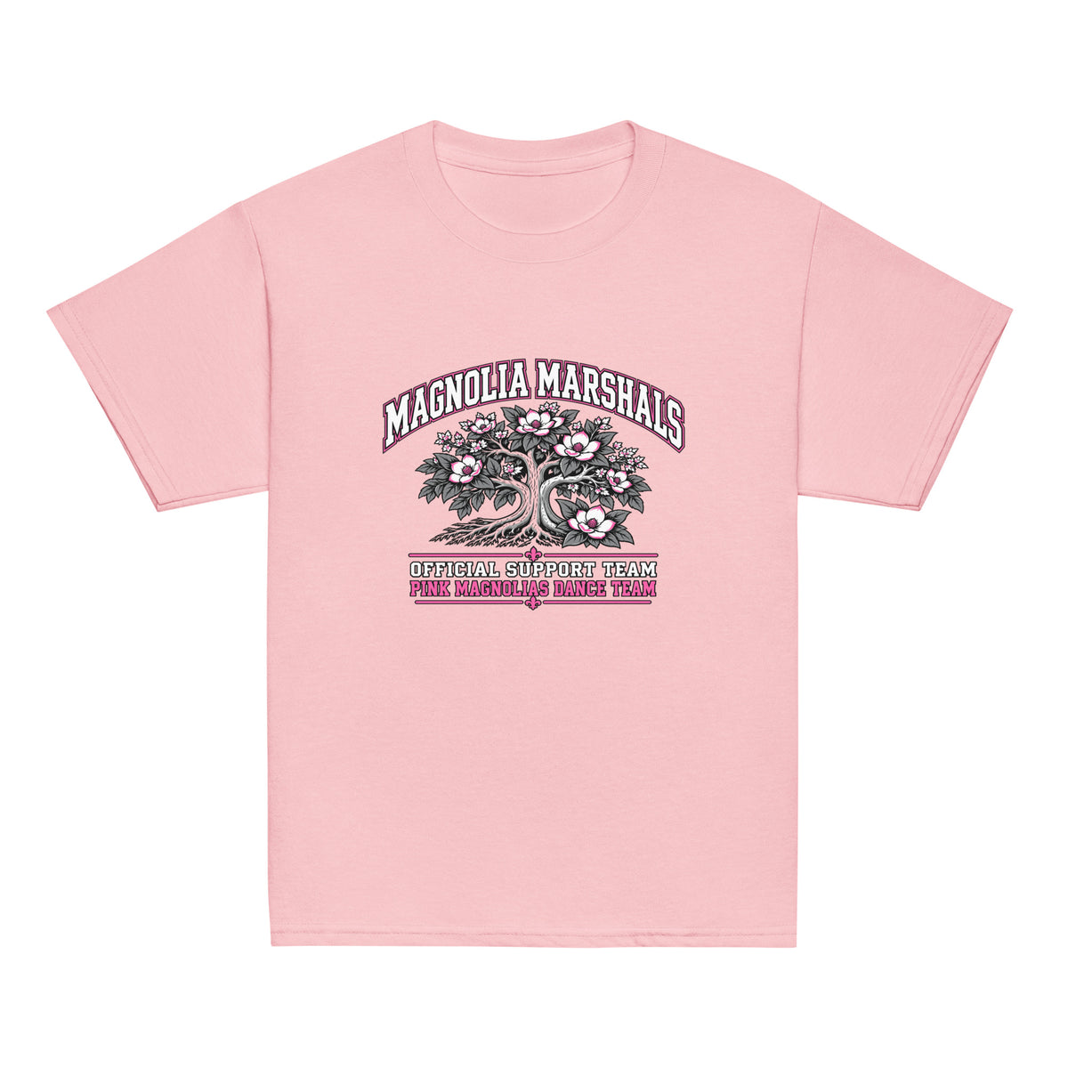 Classic | Youth T Shirt | Pink Magnolias Dance | Crest Logo