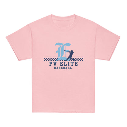 Classic | Youth T Shirt | PV Elite 7U Baseball | Valor Logo