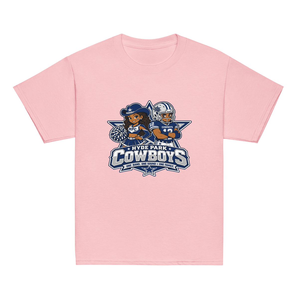 Classic | Youth T Shirt | Hyde Park Cowboys | Vanguard Logo