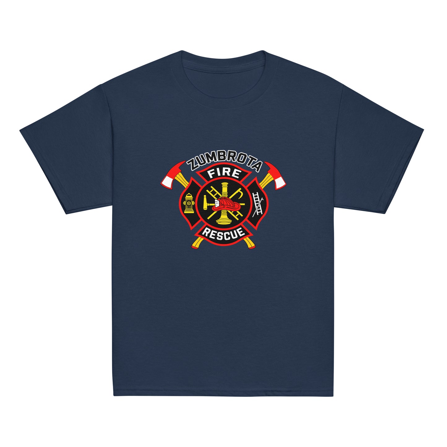 Classic | Youth T Shirt | Zumbrota Fire Department | Vanguard Logo