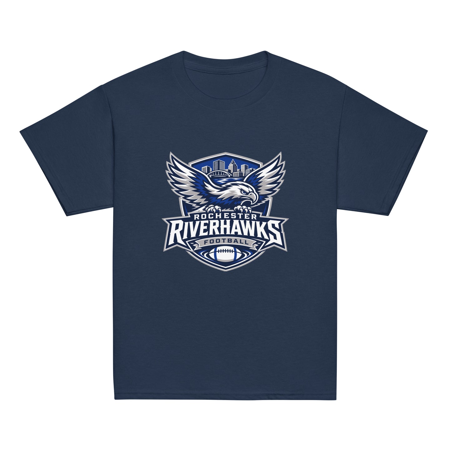 Classic | Youth T Shirt | Rochester Riverhawks | Shield Logo