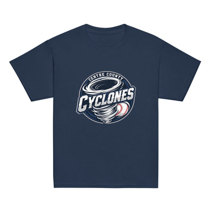 Classic | Youth T Shirt | Centre County Cyclones | Badge Logo
