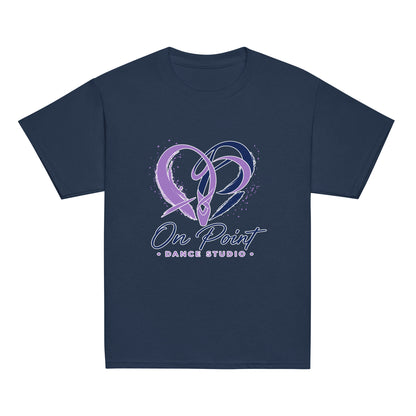 Classic | Youth T Shirt | On Point Dance Studio | Crest Logo