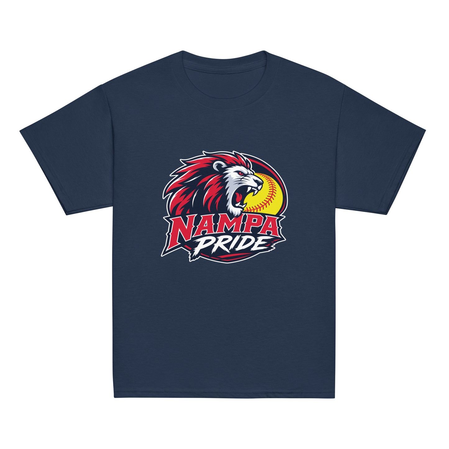 Classic | Youth T Shirt | Nampa Pride | Lion Crest Logo