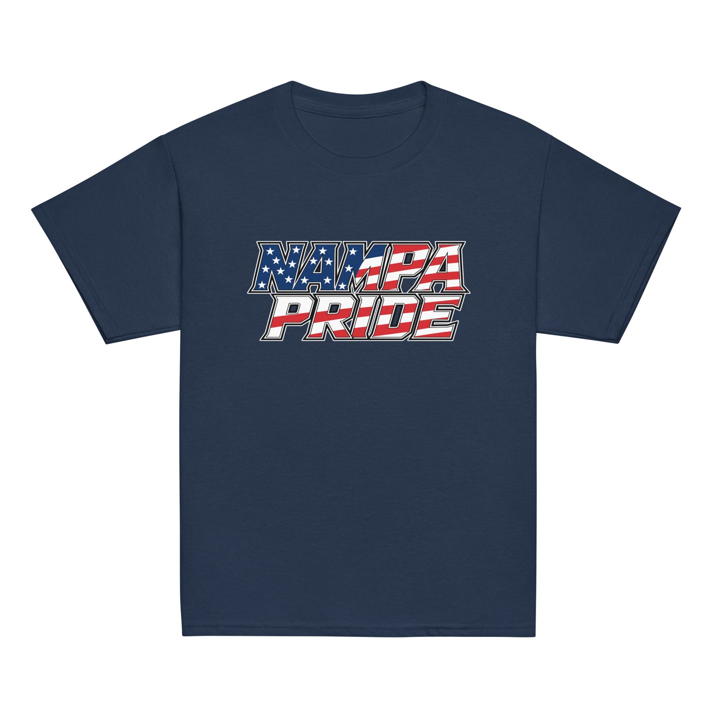 Classic | Youth T Shirt | Nampa Pride | Modern Script Logo
