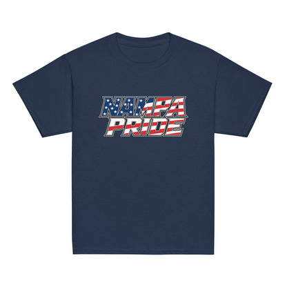 Classic | Youth T Shirt | Nampa Pride | Modern Script Logo