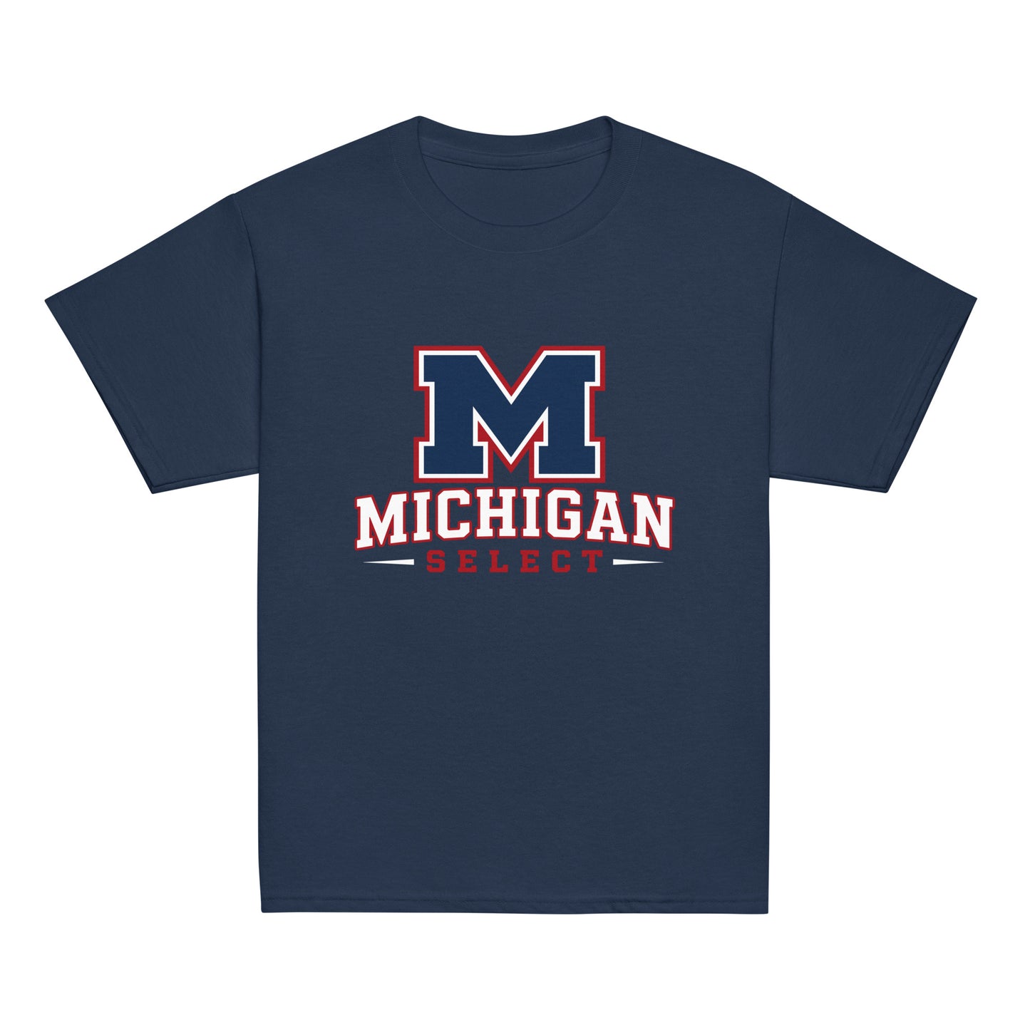 Classic | Youth T Shirt | Michigan Select Baseball | Emblem Logo