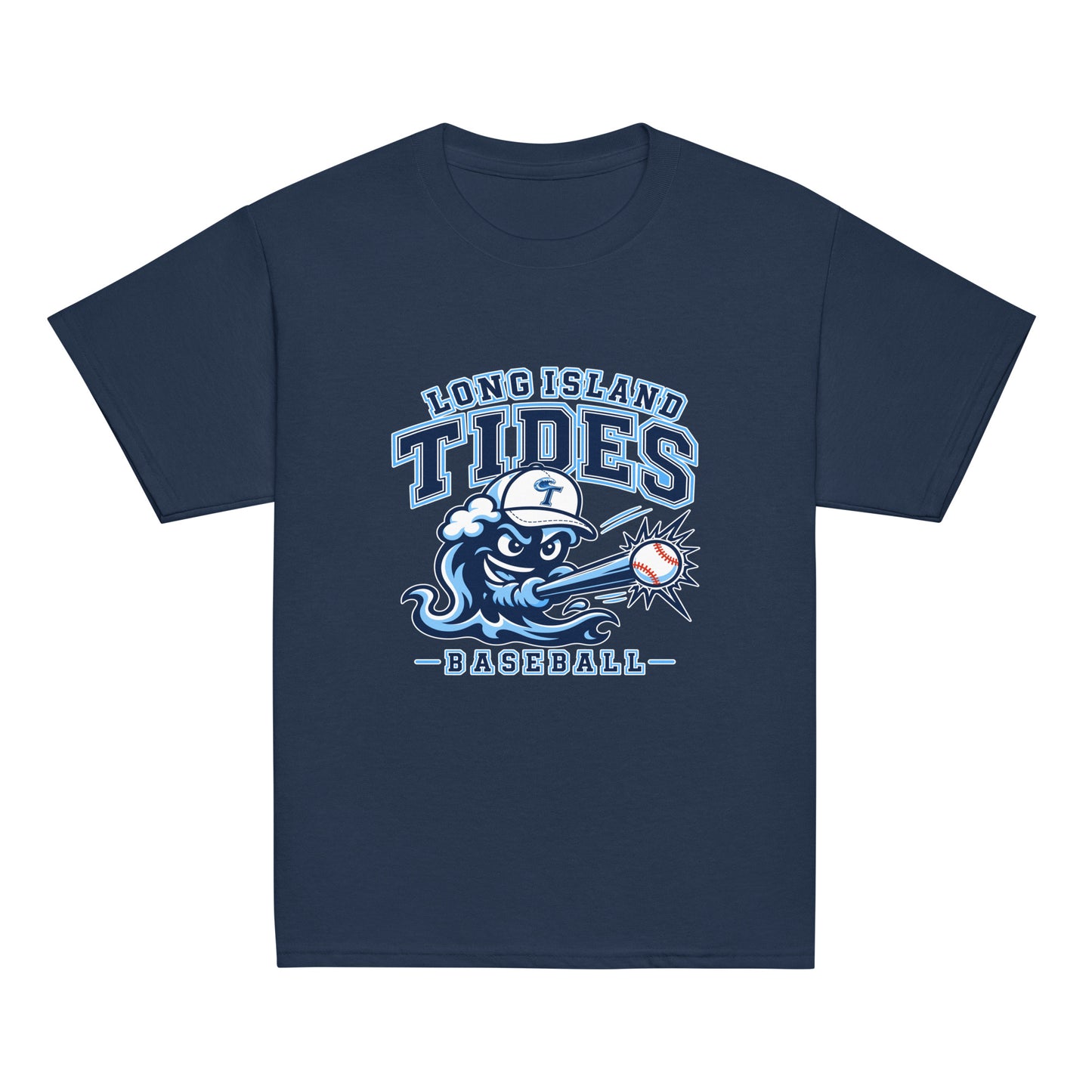 Classic | Youth T Shirt | Long Island Tides Baseball | Valor Logo