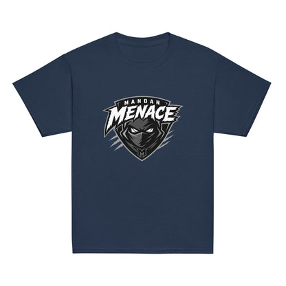 Classic | Youth T Shirt | Mandan Menace | Shield Logo