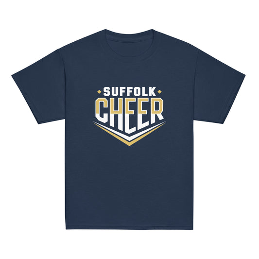 Classic | Youth T Shirt | Suffolk University Cheerleading | Emblem Logo