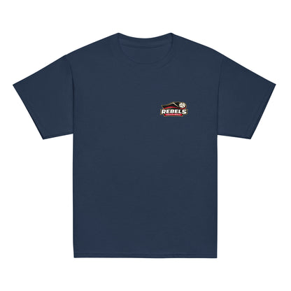 Classic | Youth T Shirt | Rebels Volleyball Club | Crest Logo