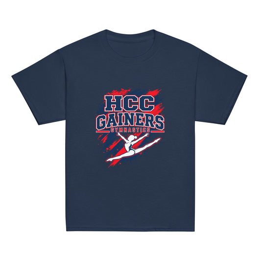 Classic | Youth T Shirt | HCC Gymnastics | Crest Logo