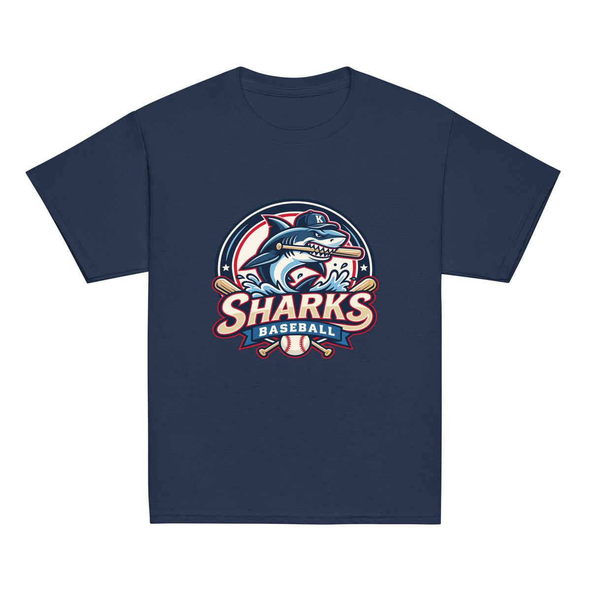 Classic | Youth T Shirt | Sharks Diamond Sports | Emblem Logo