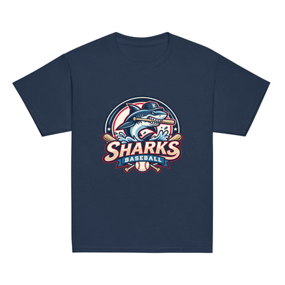Classic | Youth T Shirt | Sharks Diamond Sports | Emblem Logo