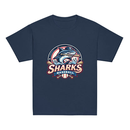 Classic | Youth T Shirt | Sharks Diamond Sports | Emblem Logo