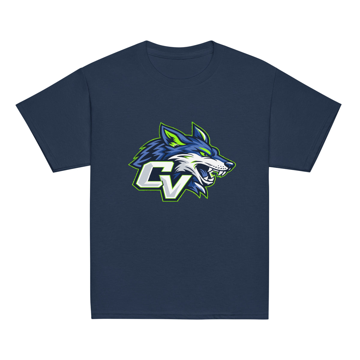 Classic | Youth T Shirt | Cumberland Valley Coyotes Football | Crest Logo