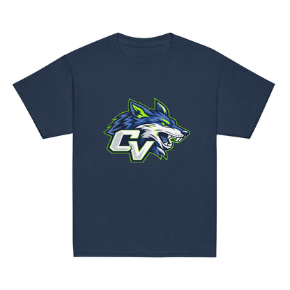 Classic | Youth T Shirt | Cumberland Valley Coyotes Football | Crest Logo