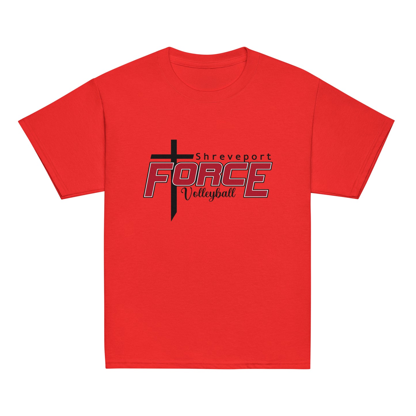 Classic | Youth T Shirt | Shreveport Force Volleyball | Crest Logo