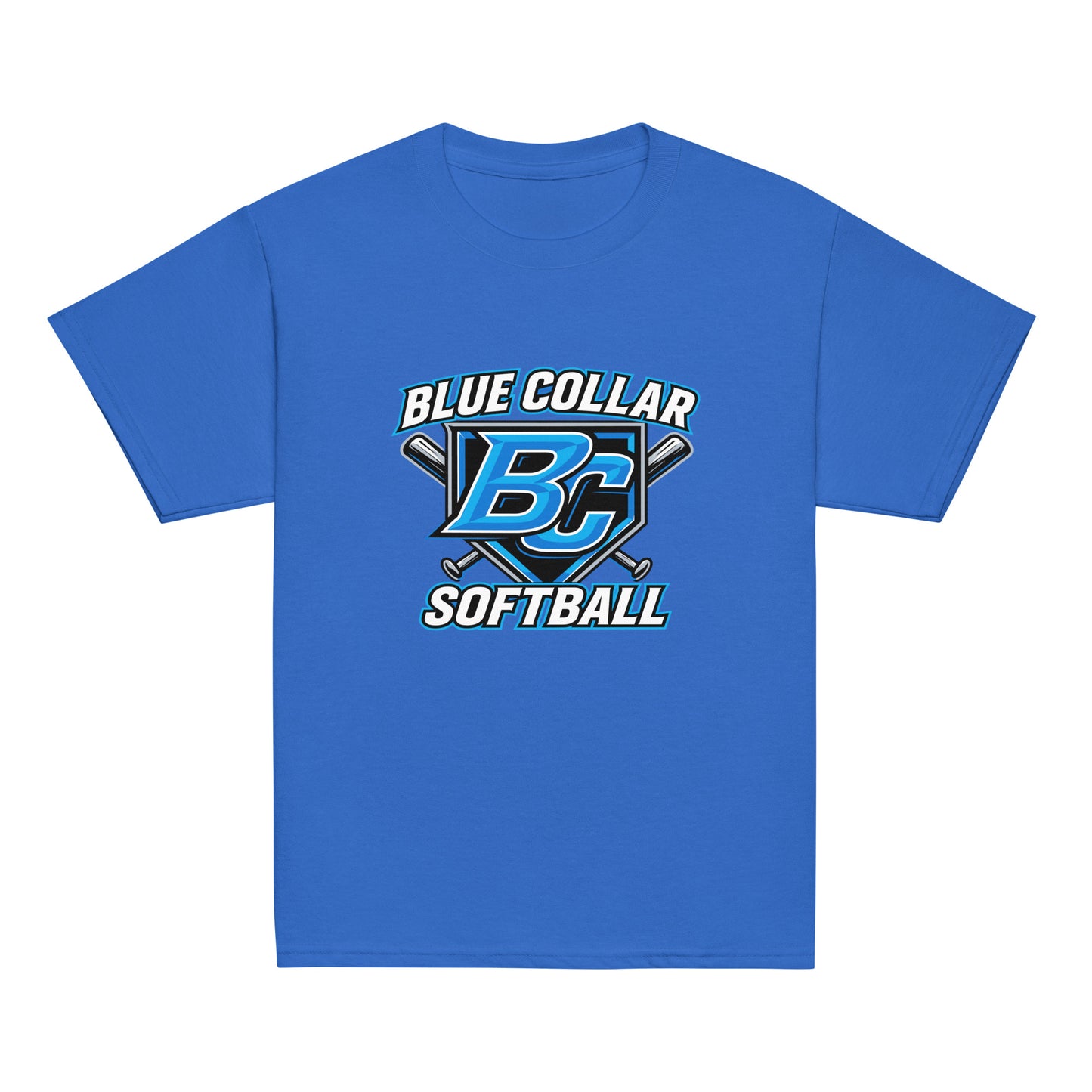 Classic | Youth T Shirt | Blue Collar Softball 2034 | Shield Logo
