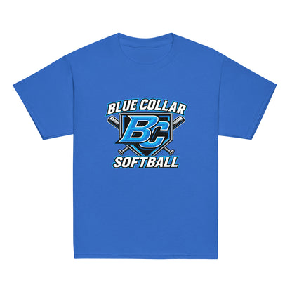 Classic | Youth T Shirt | Blue Collar Softball 2034 | Shield Logo