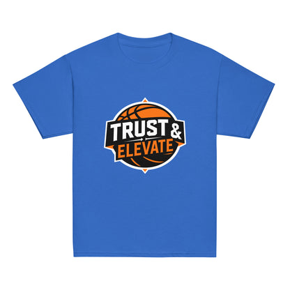 Classic | Youth T Shirt | Trust & Elevate | Athletic Logo