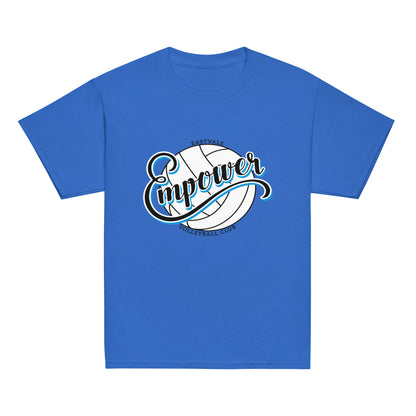 Classic | Youth T Shirt | Empower Volleyball Club | Emblem Logo