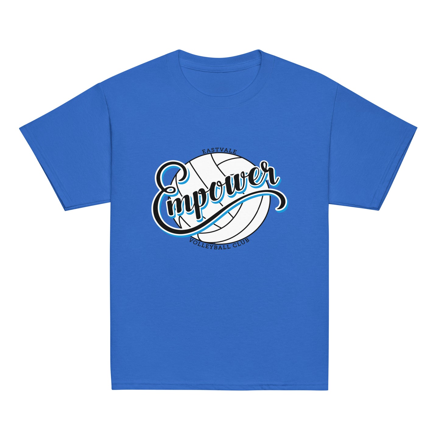 Classic | Youth T Shirt | Empower Volleyball Club | Emblem Logo