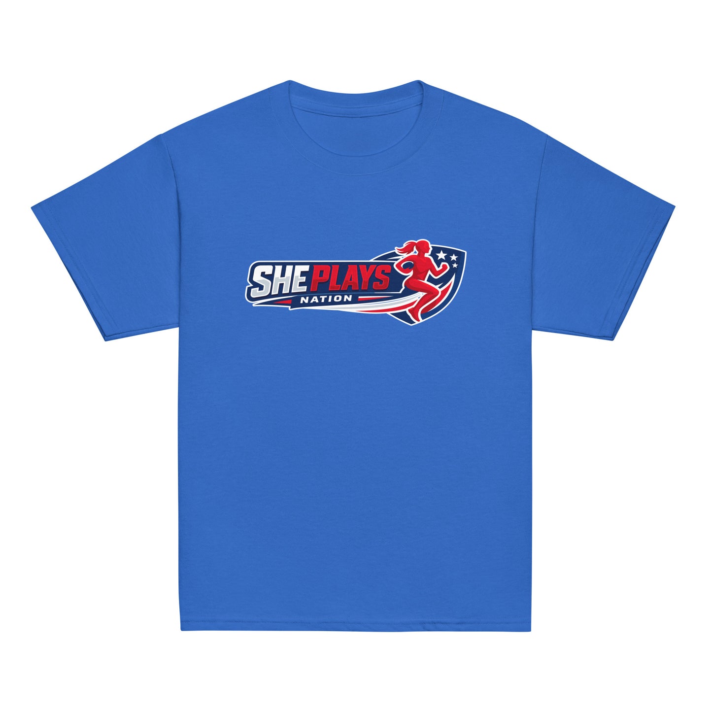 Classic | Youth T Shirt | She Plays Nation | Crest Logo