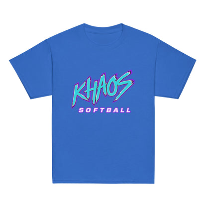 Classic | Youth T Shirt | Khaos Softball | Atlhetics Logo