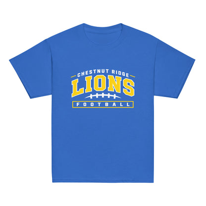 Classic | Youth T Shirt | Chestnut Ridge Lions Football | Valor Logo