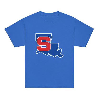 Classic | Youth T Shirt | Louisiana Slam Baseball | Crest Logo