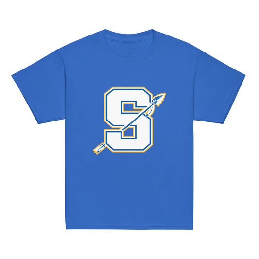 Classic | Youth T Shirt | Senatobia Warriors Baseball | Crest Logo