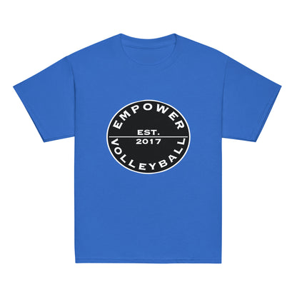 Classic | Youth T Shirt | Empower Volleyball Club | Alpha Spike Logo