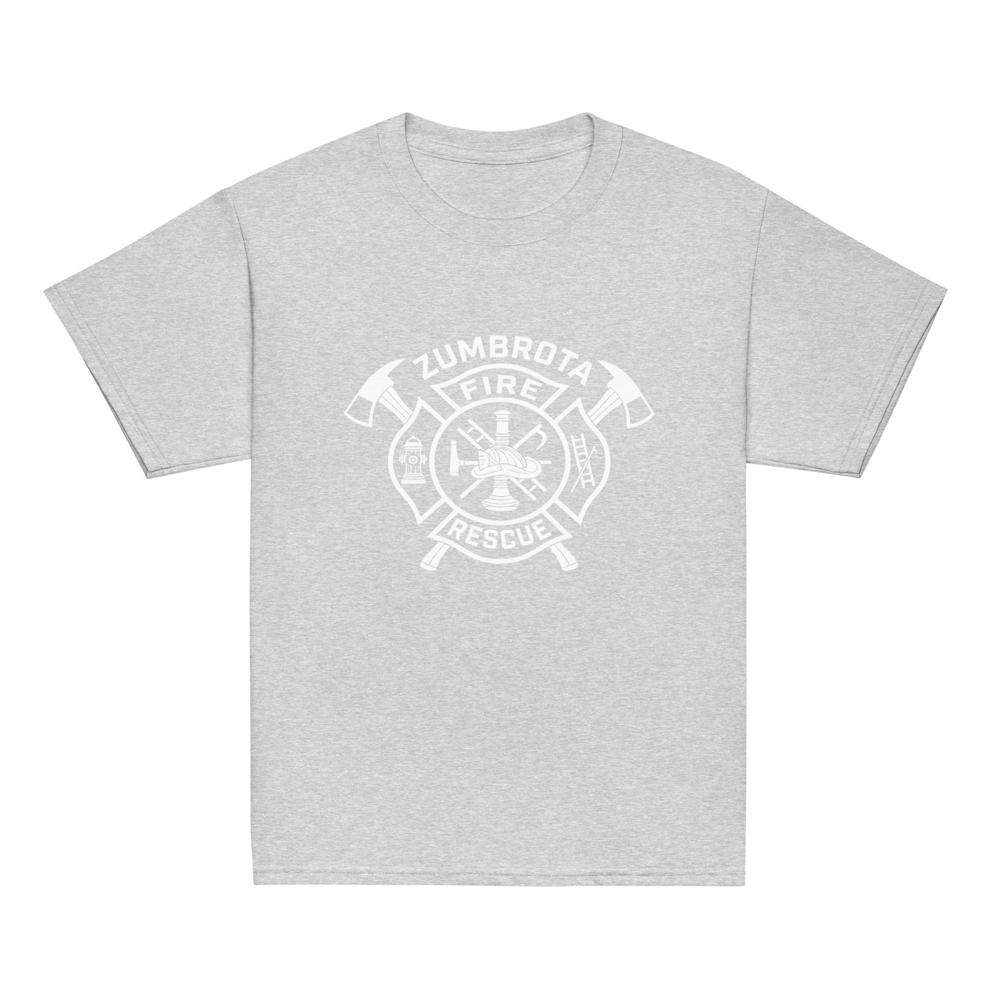Classic | Youth T Shirt | Zumbrota Fire Department | Crest Logo